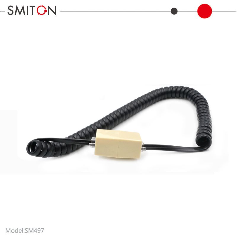 Đầu nối dây điện thoại RJ11 1 ra 1 , đầu nối 1-1 cáp điện thoại RJ11