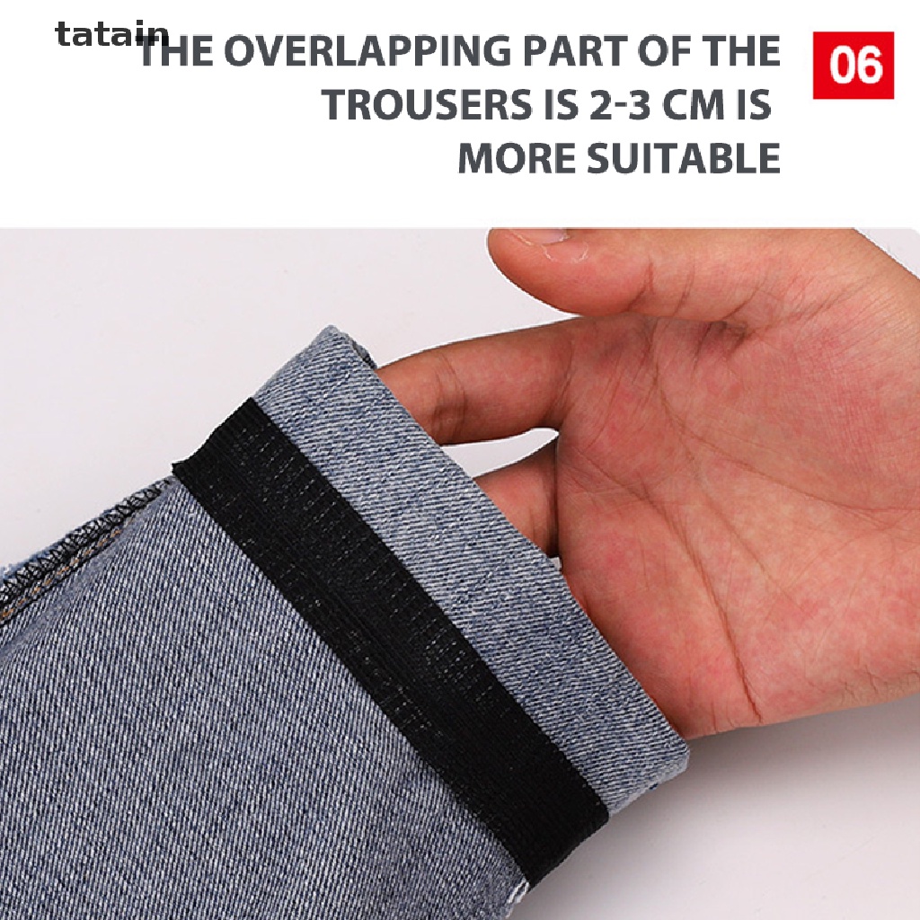 [TAT] 2M Pants Edge Shorten Self-Adhesive Pants Mouth Paste Jean Pants Sewing Fabric CVX
