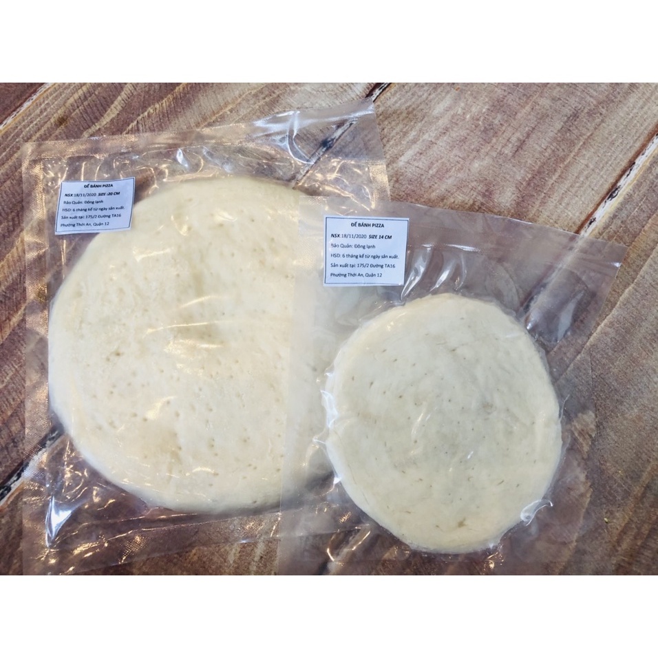 Đế bánh pizza đã nướng qua Size 20cm/ Size 16cm/ Size 14 cm