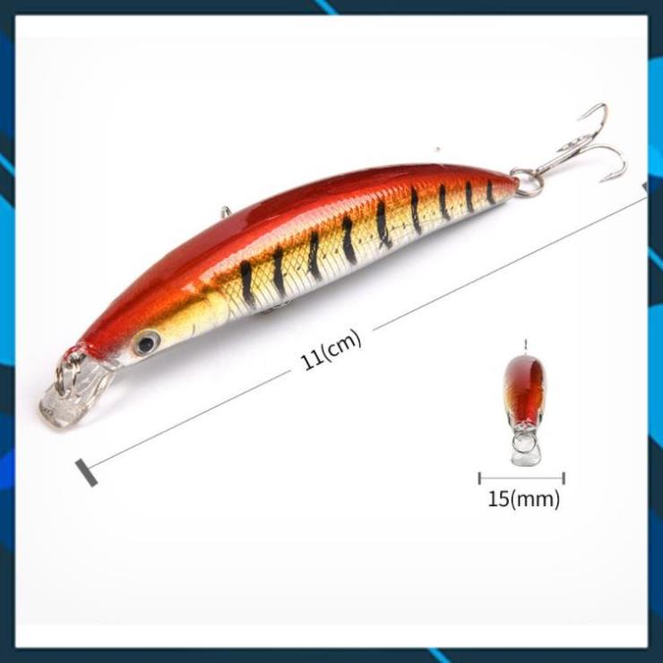 [Chất Lượng] Cá Giả Câu Lure Dài 11cm nặng 11g Chẽm,nhồng,hồng,măng,.....LURE _ 27