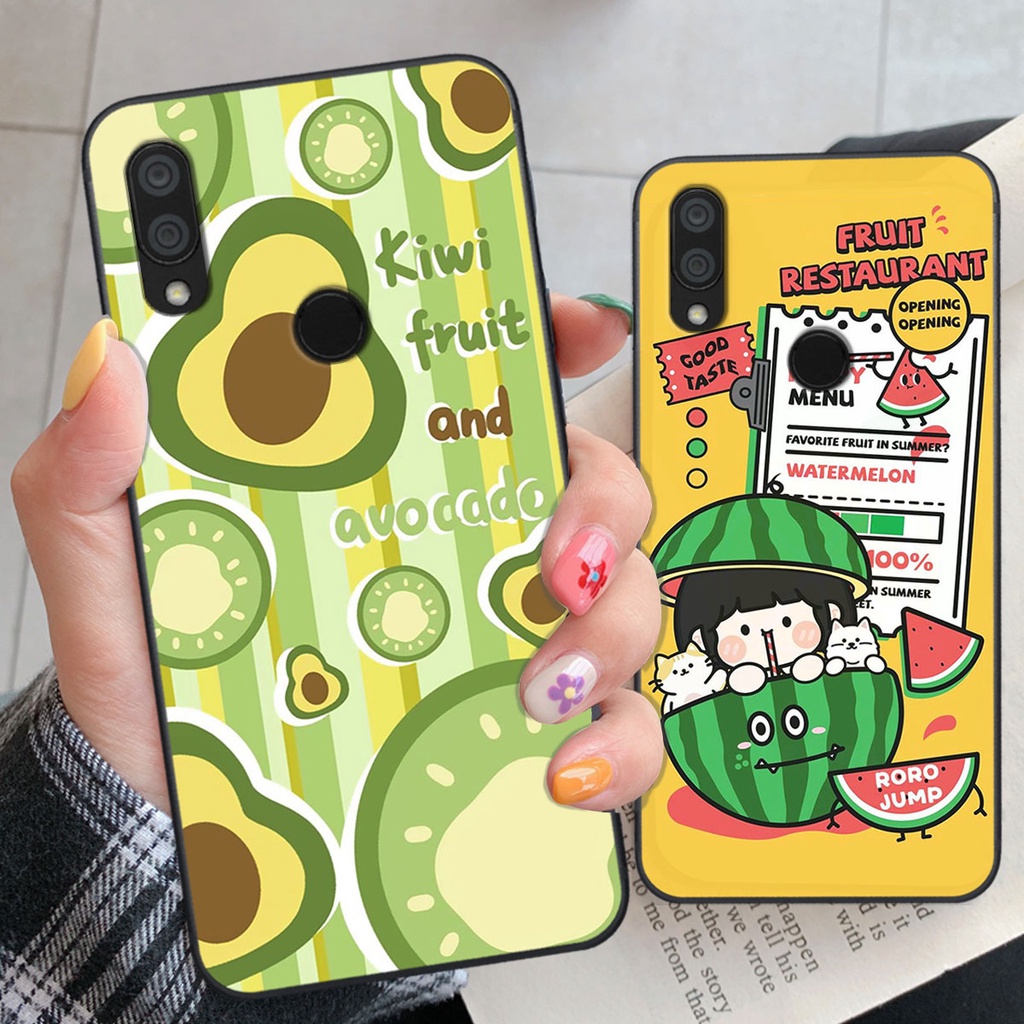 Ốp lưng Xiaomi  Redmi 7 hình hoa quả, bơ, dứa, dưa hấu đáng yêu - Giá rẻ nhất