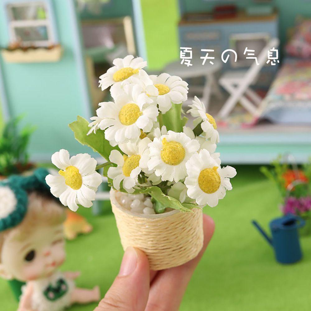 Giỏ Hoa Mini 1 # Dùng Trang Trí Nhà Búp Bê