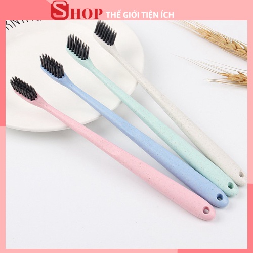 Bàn chải đánh răng làm từ than tre hoạt tính và lúa mạch 2254 THẾ GIỚI TIỆN ÍCH