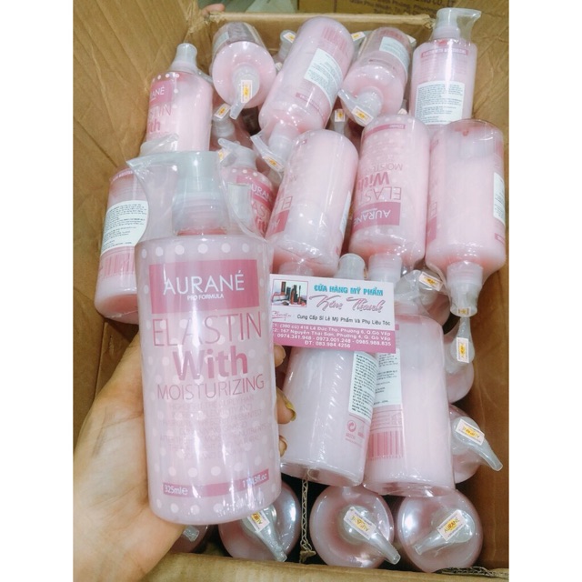 Gel dưỡng tạo kiểu tóc xoăn Aurane Elastin with Moisturizing