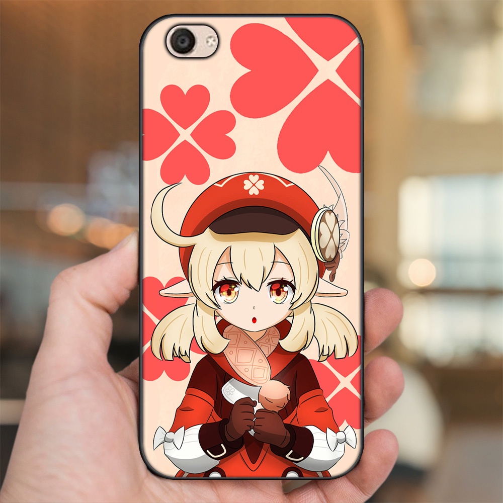 Ốp lưng Vivo V5, V5 Plus viền đen in hình Klee Genshin Impact