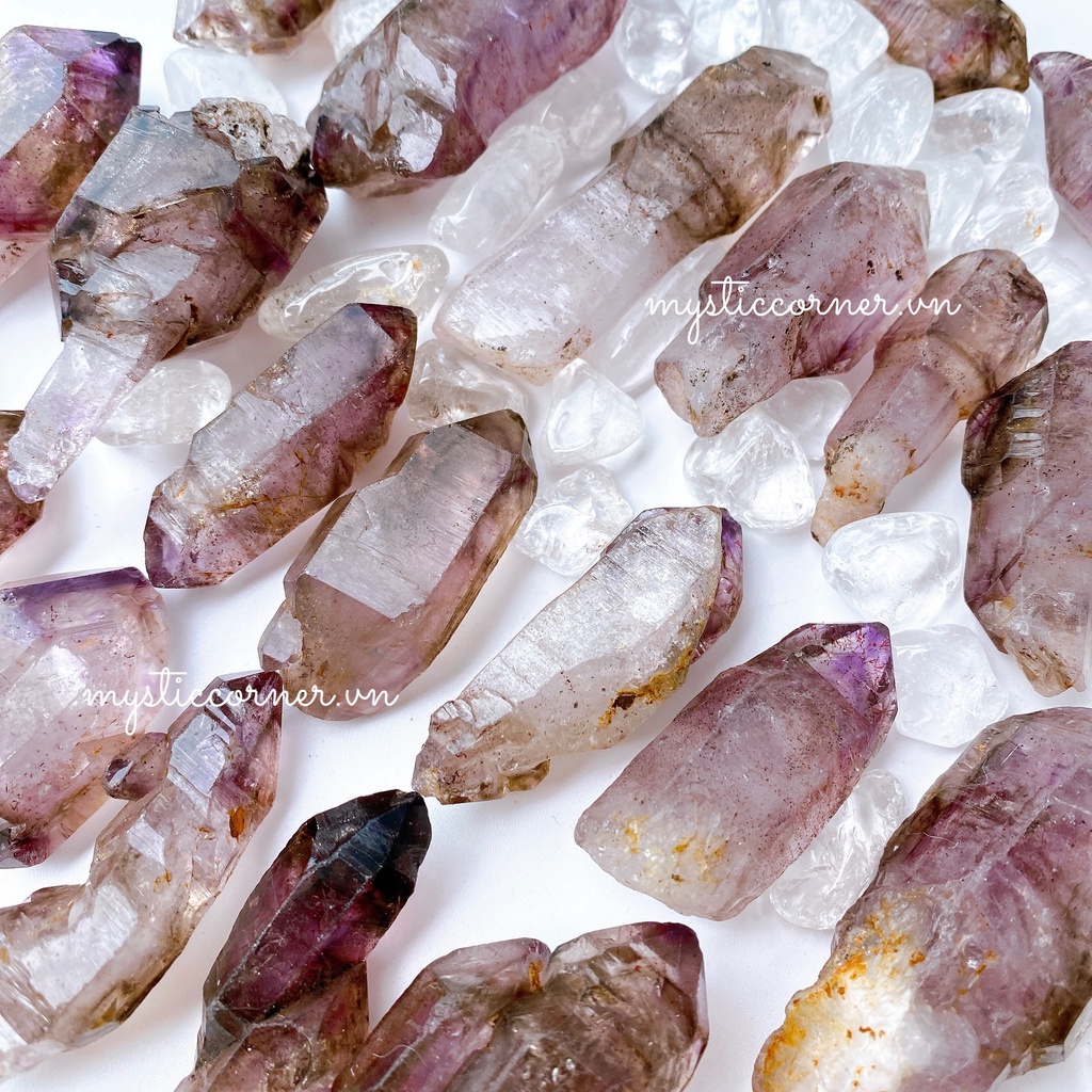 Nấm thạch anh tím Zambia ( Amethyst Scepter in Zambia ), đá sưu tầm, đá thanh tẩy Tarot, Reiki