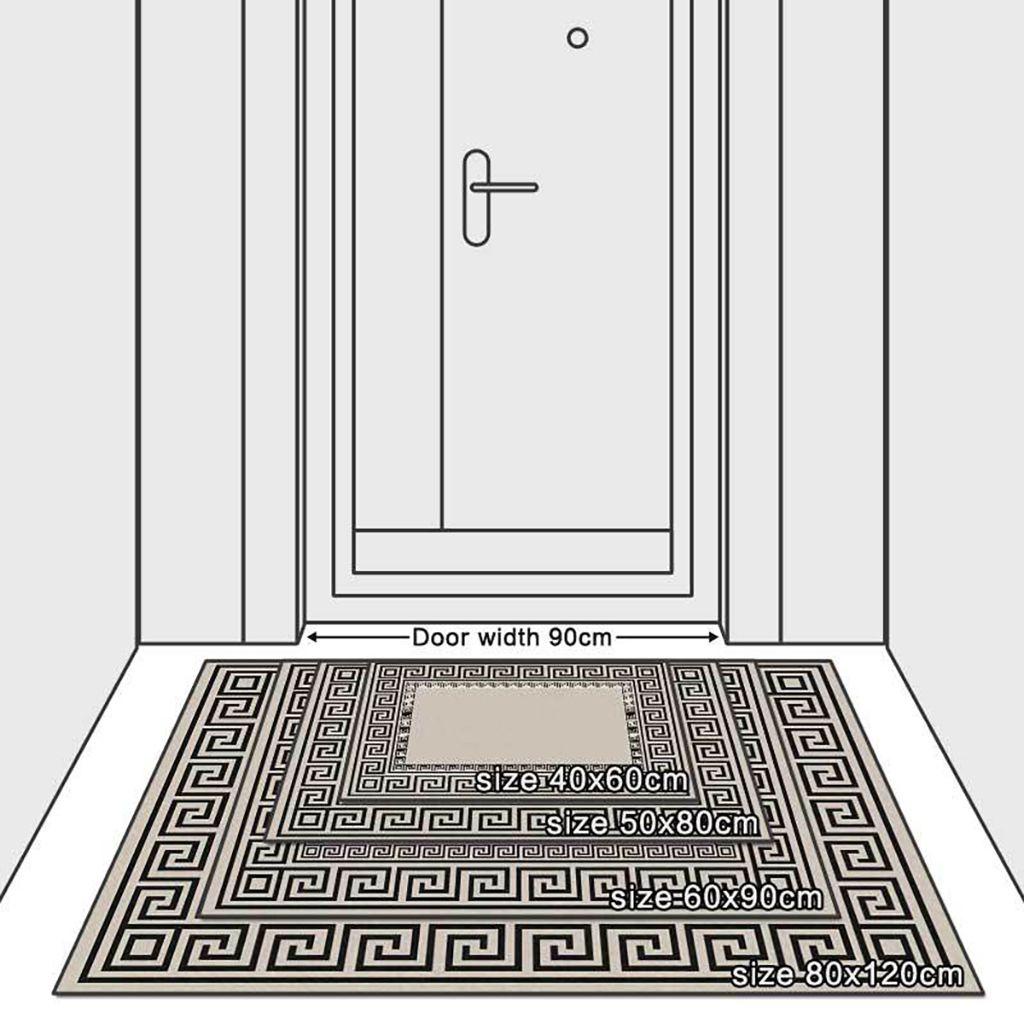 Thảm Trải Sàn Họa Tiết Hình Học Hiện Đại Trang Trí Phòng Khách
