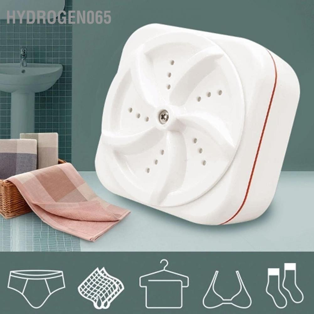 Máy giặt siêu âm 5V 18W USB chạy bằng sóng Tuabin di động có thể gập lại cho du lịch ký túc xá Hydrogen065