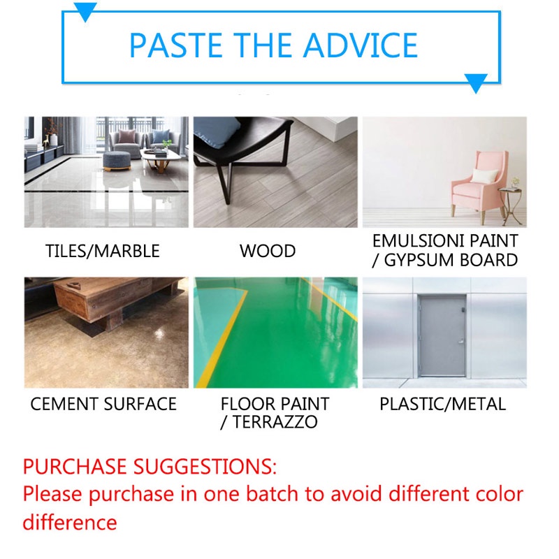 Miếng Dán Sàn Nhà Bằng PVC Dày Dặn Họa Tiết Vân Đá Chống Thấm Nước Tiện Dụng Cho Nhà Tắm / Phòng Ngủ