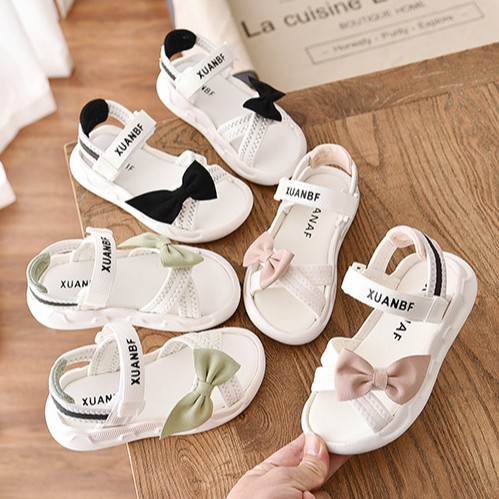 sandal bé gái size 21-36 nơ xinh