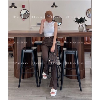 Quần Loe dáng dài( ảnh thật shop chụp)