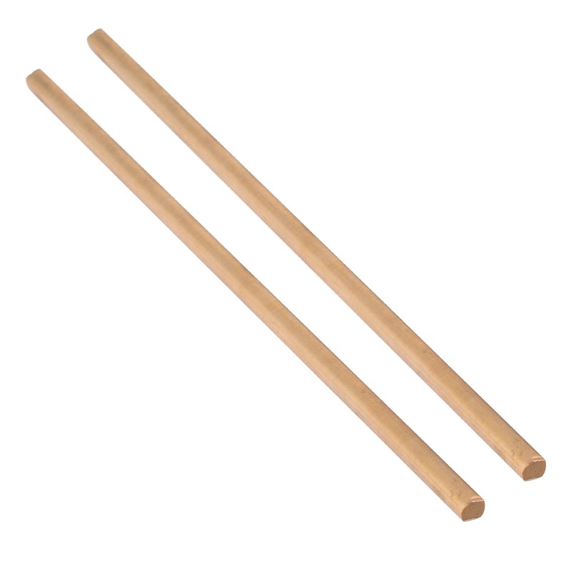 Bộ 2 Cây Cầm Tay Bằng Đồng Thau Kích Thước 5mm * 150mm 1 / 4 "