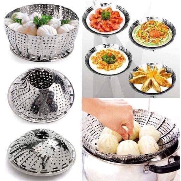 VỈ HẤP INOX XÒE _ hàng chuẩn nội địa
