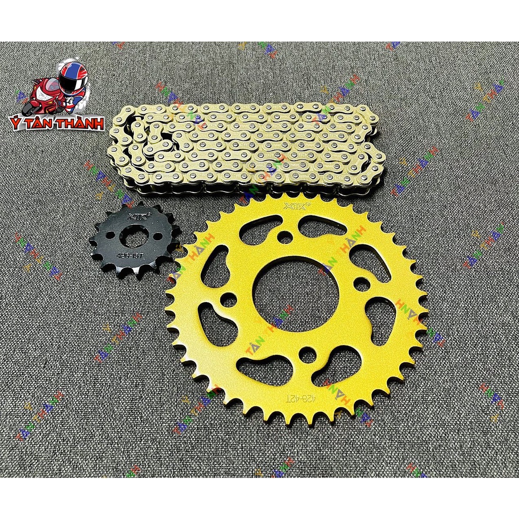 nhông sên đĩa x1r sonic 150 vàng MS 54