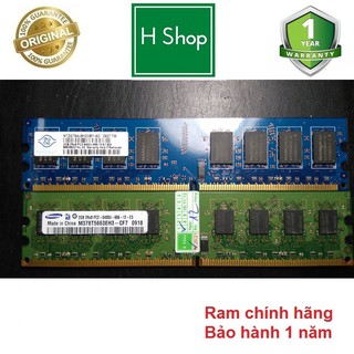 RAM PC DDR2 2gb bus 800 - 6400 ram tháo máy bộ chính hãng, bảo hành 12 tháng