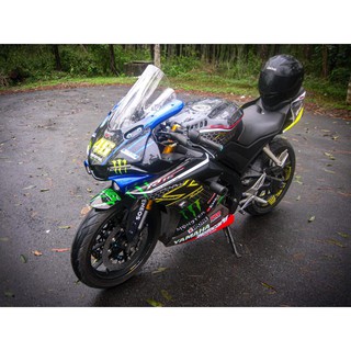 Kính Chắn Gió Dragon R15v3 Màu Trắng