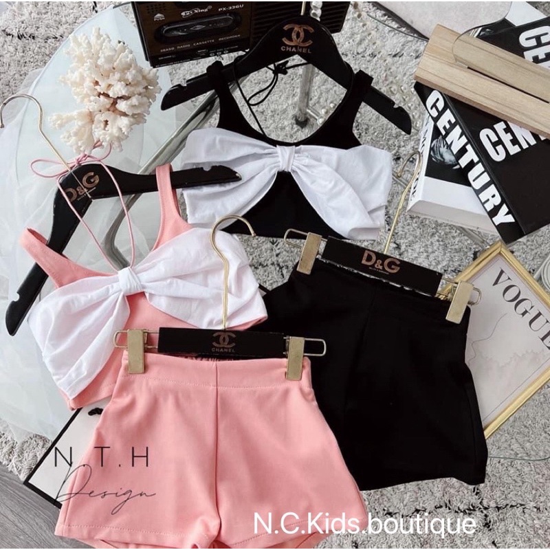 Bộ nơ siêu nhẹ xinh xinh cho bé gái.