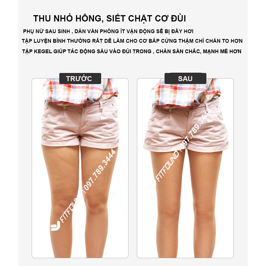 Dụng cụ tập cơ sàn chậu Kegel nâng mông săn chắc đùi