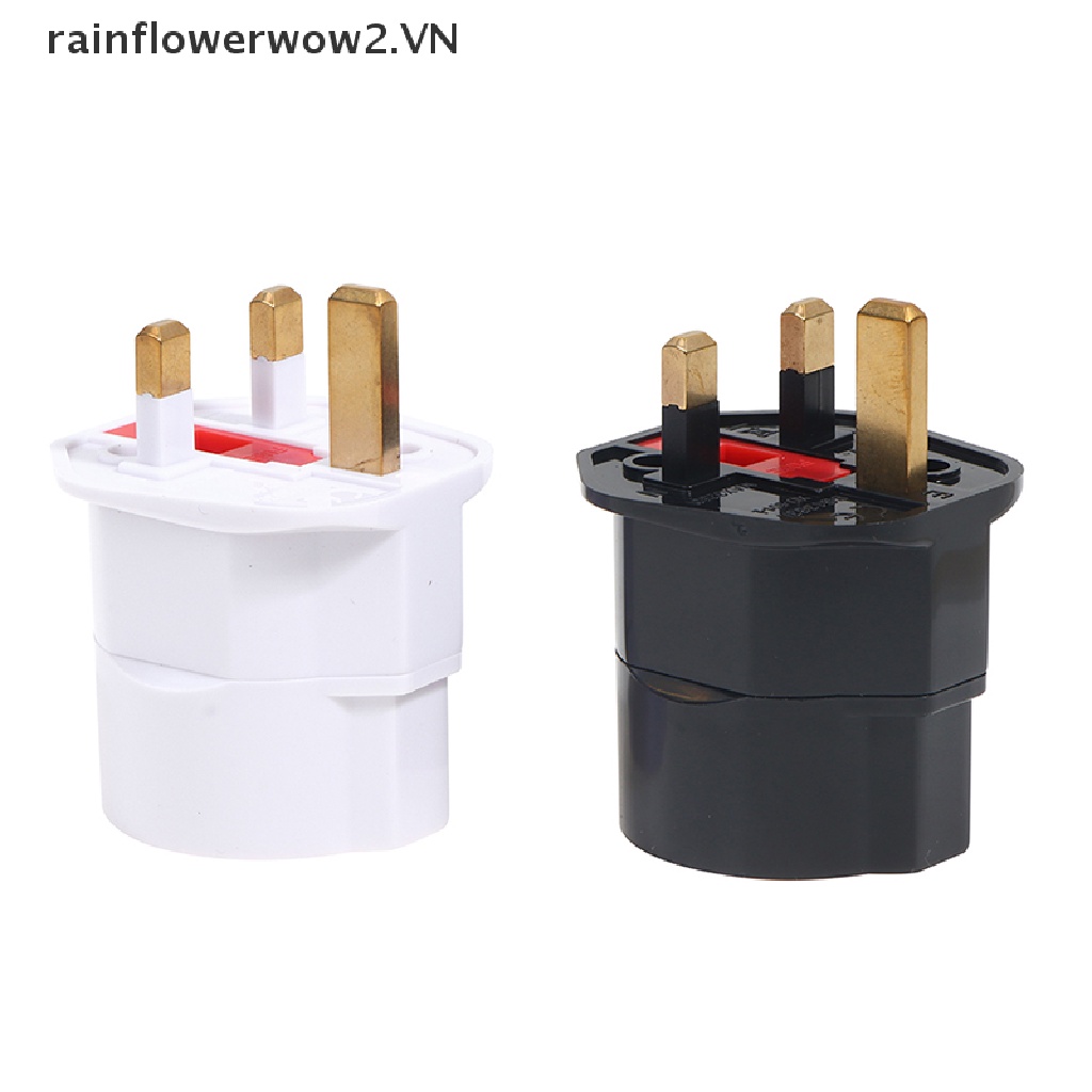 Phích Cắm Chuyển Đổi 2 Chấu Sang UK 3 Chấu AC Chuyên Dụng