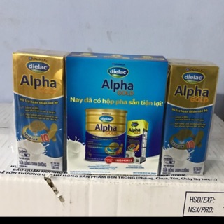 Sữa bột pha sẵn Dielac Alpha Gold 110ml 7/4/2022