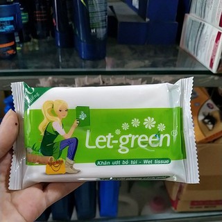 Khăn giấy bỏ túi let green gói 10 tờ x 3 gói