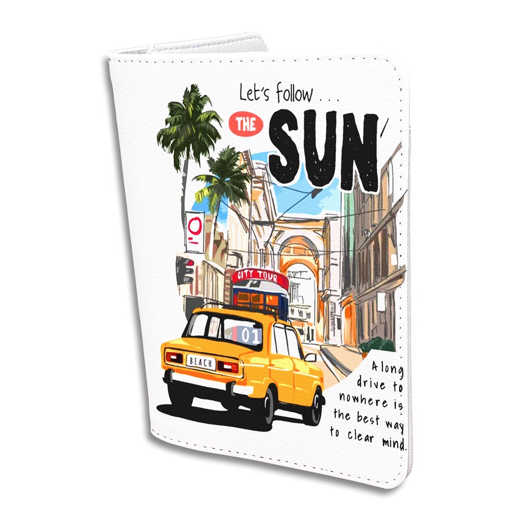 Bao Da Hộ Chiếu - Ví Đựng Passport Du Lịch  Let's Follow The Sun - PP084 STORMBREAKER