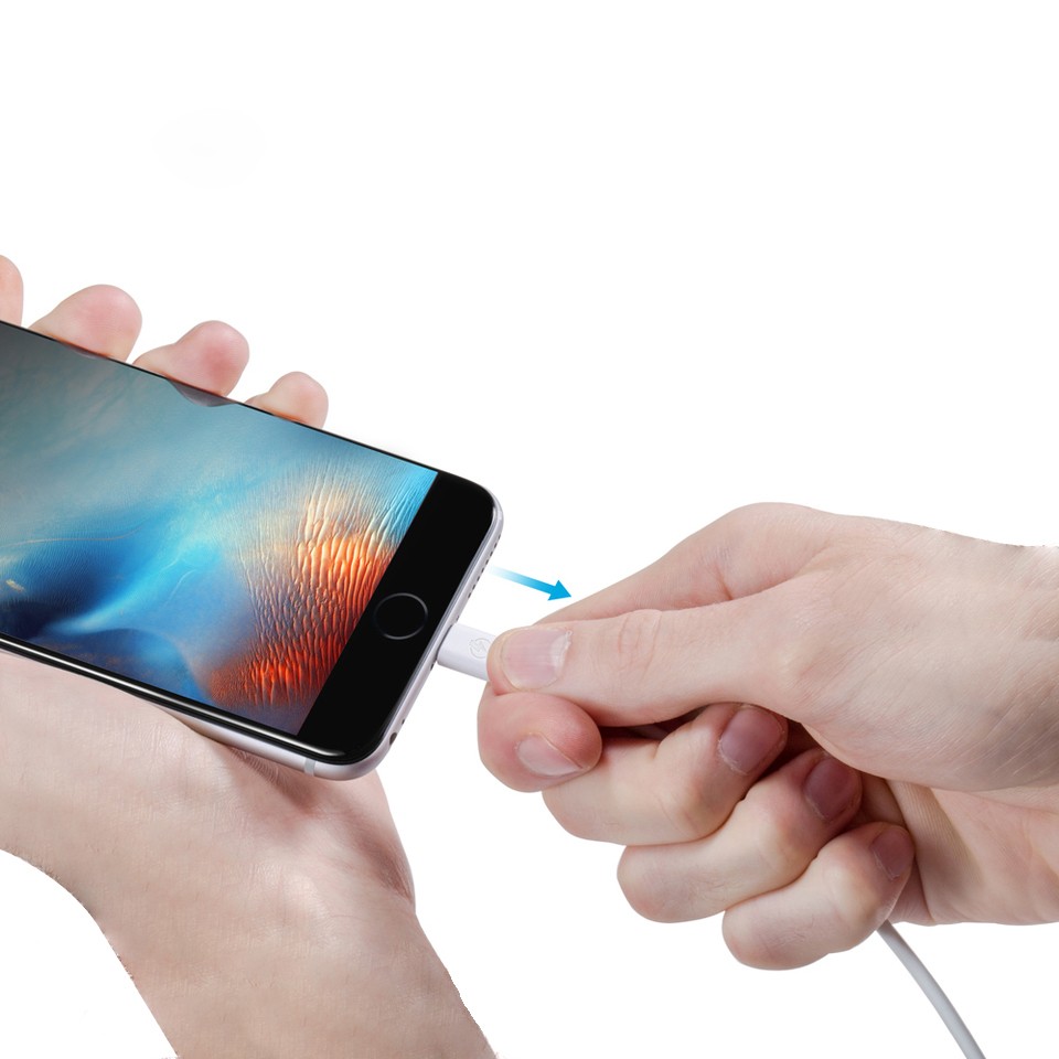 Cáp lightning dài 1,5m IA150 hàng Bagi bảo hành 2 năm