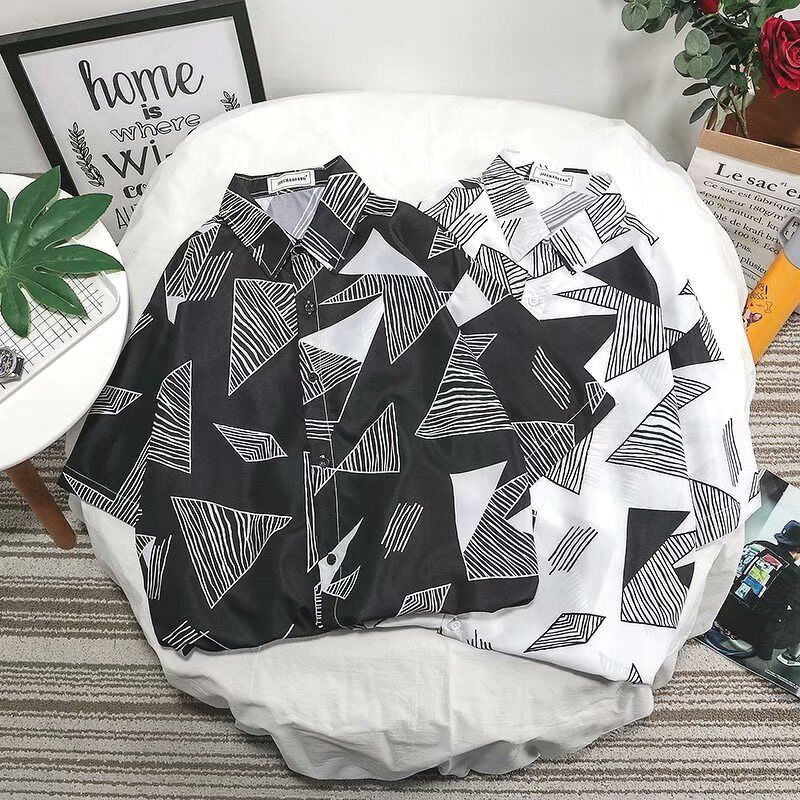 Áo sơ mi ngắn tay tam giác City Cycle - Áo sơ mi nam nữ Unisex form rộng Local Brand | BigBuy360 - bigbuy360.vn