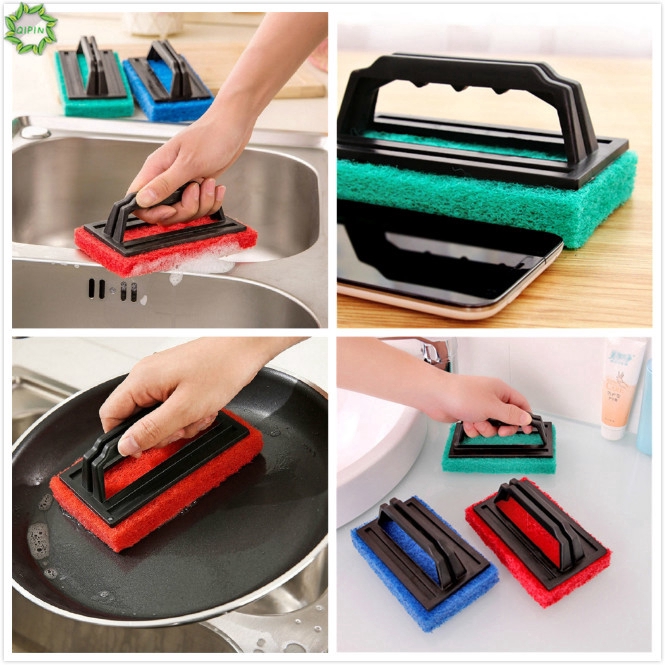 Bàn chải vệ sinh nhà tắm có tay cầm tiện lợi