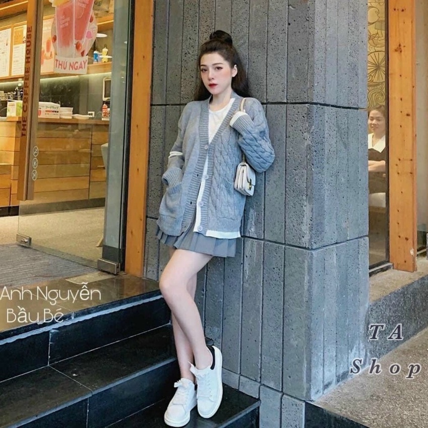 Áo khoác len cadigan Thom- Hàng Quảng Châu