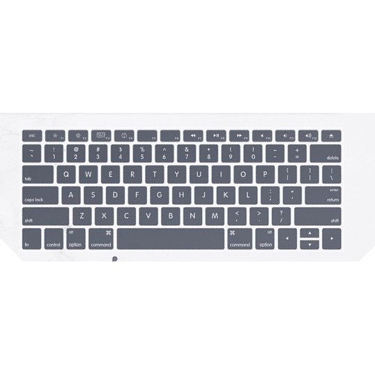 phủ phím màu xám cho macbook đủ size