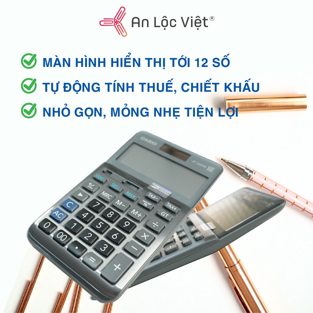 Máy tính Casio JF-120FM chính hãng
