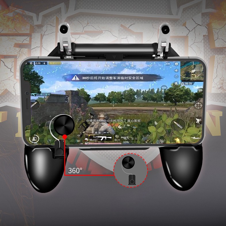 Tay Cầm Chơi Game W11 Hỗ Trợ Game Liên Quân, Pubg, Free Fire Controller đa năng cao cấp