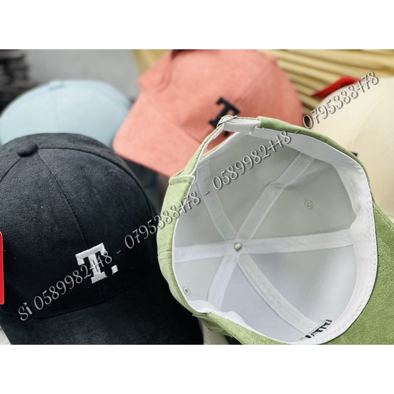 Nón kết nhung Hàn quốc - mũ kaki nhung thêu chữ T phong cách ulzzang hàn quốc đơn giản trẻ trung