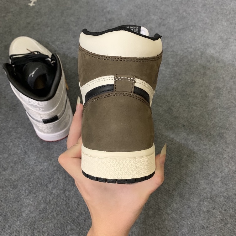 Giày sneaker Jordan 1 high Dark Mocha  | Phiên bản high quality.