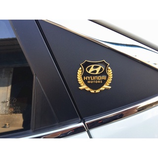 Bộ 02 Logo Bông lúa Hyundai