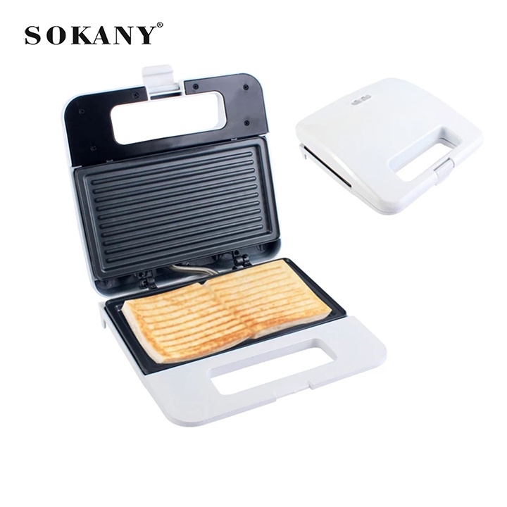 Máy kẹp bánh mỳ, Nướng bánh Hotdog Sandwich công suất 750W, làm nóng nhanh, thiết kế nhỏ gọn