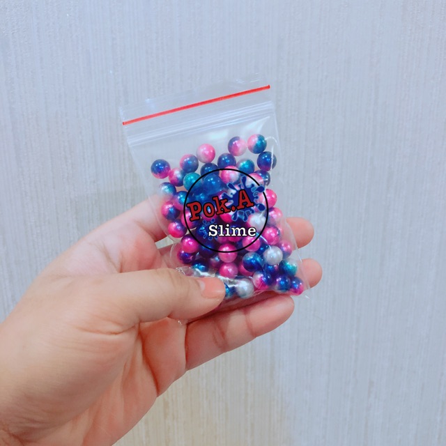 Hạt trai nhựa trang trí slime – nguyên liệu làm slime