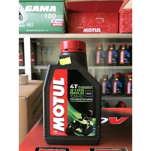 Dầu Nhớt Motul 3100 Gold 10W40 (1Lít)chuyên dùng cho xe  dream,Wave,Exciter,Raider,Axelo,Future…Z1000..