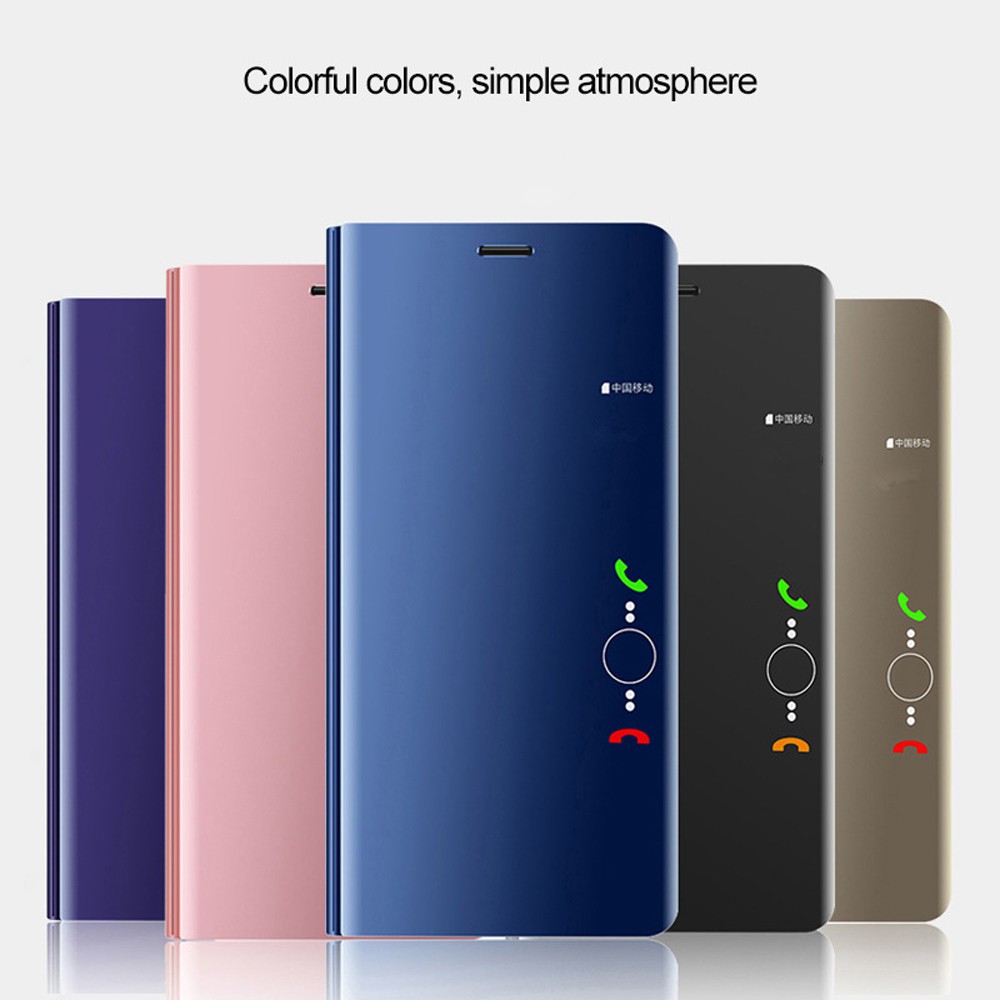 Bao da điện thoại có đế đỡ gấp bề mặt tráng gương sang trọng cho iphone XSMax | BigBuy360 - bigbuy360.vn