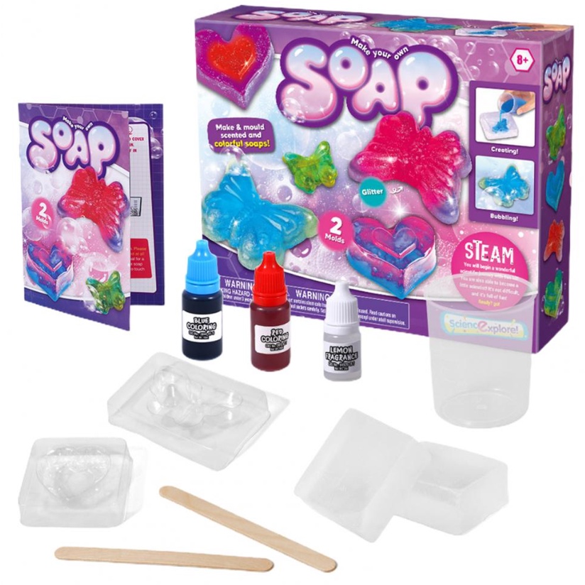 Bộ đồ chơi khoa học DIY xà phòng - Đồ chơi tự làm Xà bông Soap vui nhộn
