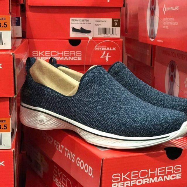 Giày slip on Skechers ladies Go Walk 4 hàng Costco Mỹ