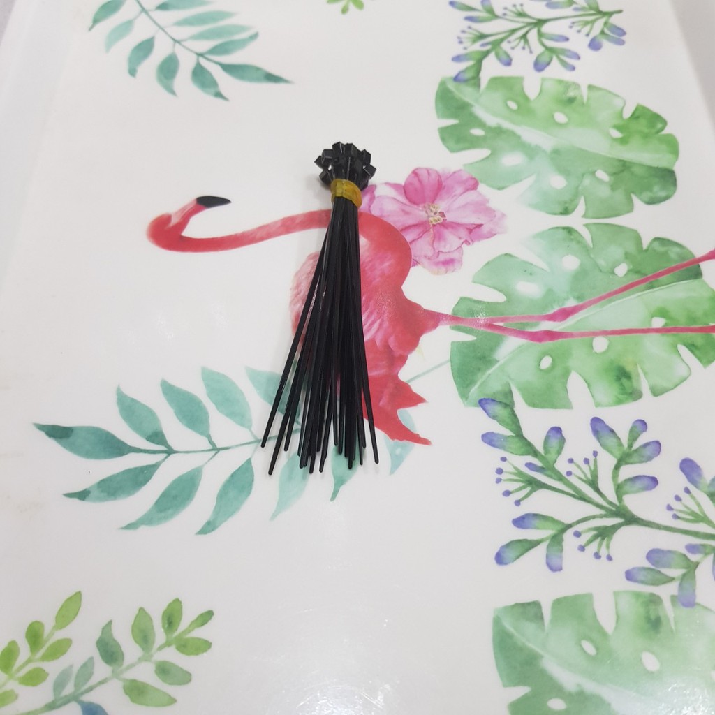 Dây thít nhựa 100mm màu đen, dây rút nhựa 10cm (túi 20 dây)