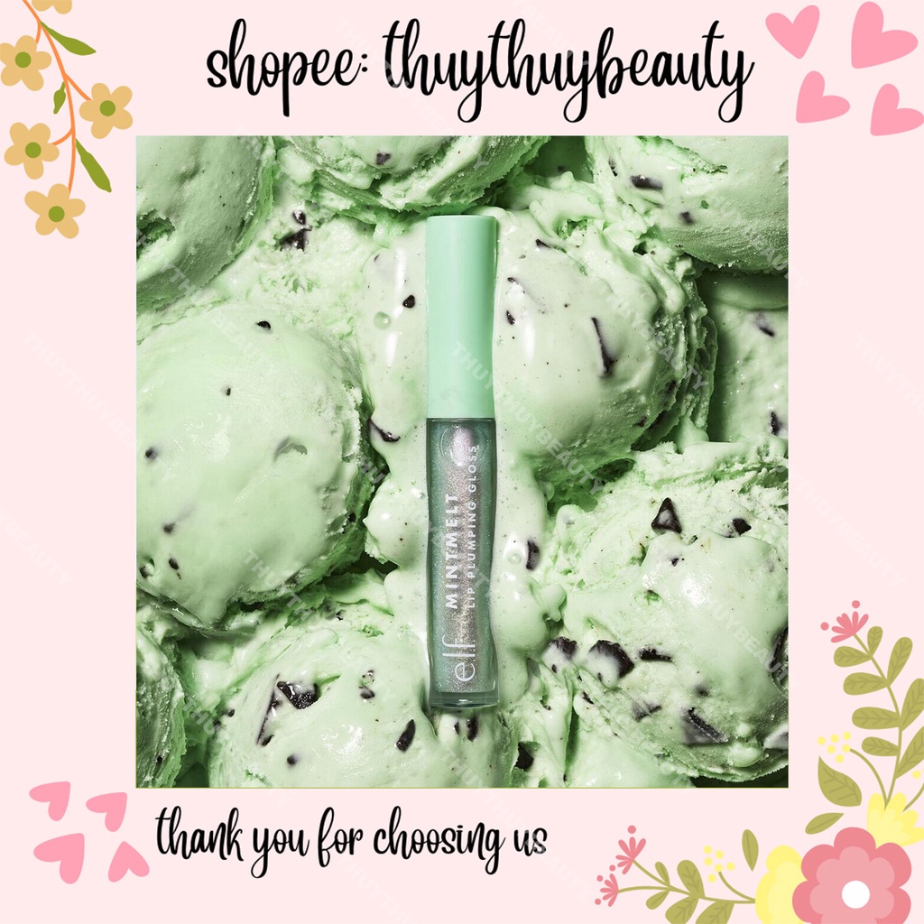 Son bóng Mintmelt độ bóng cao giúp dưỡng ẩm môi căng mông đầy đặn mùi vani bạc hà cực thơm dễ chịu