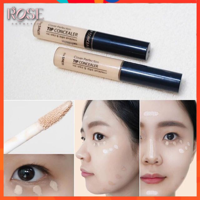 Kem che khuyết điểm THE SAEM ⚡[CHÍNH HÃNG]⚡ Cover Perfection Tip Concealer Spf28 PA++ CKĐ quốc dân | BigBuy360 - bigbuy360.vn