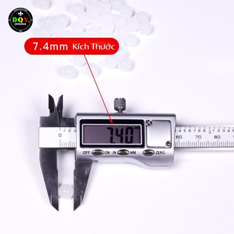 Gói 10.000v Hạt Nở trang trí WATERBALL  7mm - 8mm màu trắng cứng xuất xứ Nhật Bản
