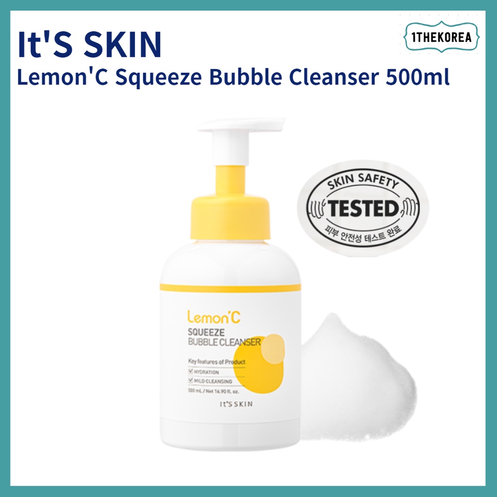 Sữa Rửa Mặt Tạo Bọt Chiết Xuất Chanh 500ml Giúp Cân Bằng Dầu Và Kiểm Soát Dầu Cho Mọi Loại Da