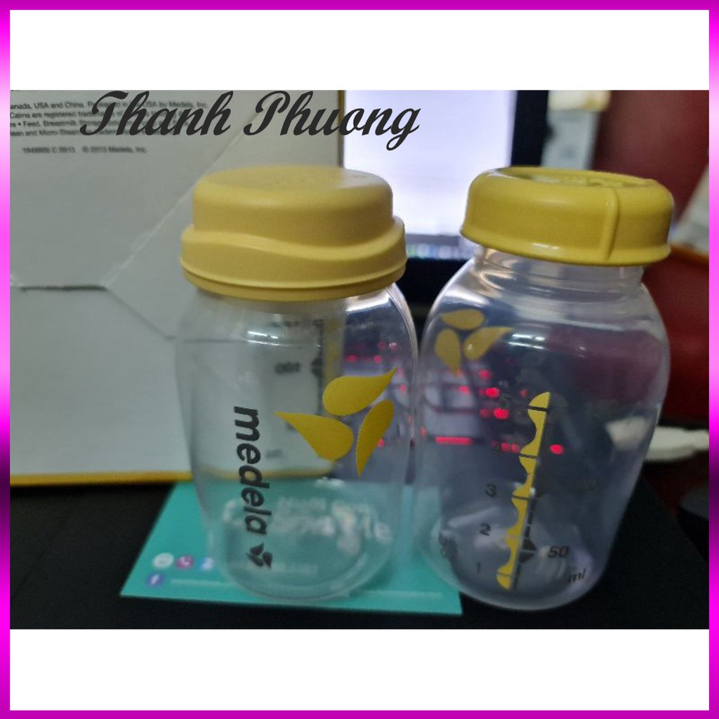 { SALE221 } Bình trữ sữa mẹ chuẩn cổ nhỏ, hút trực tiếp từ máy hút sữa Medela 150ml, Bpa free ( Hàng HoT )