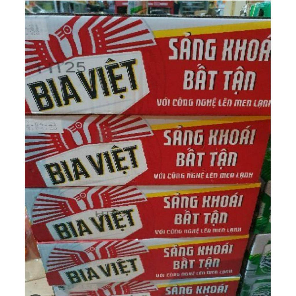 Thùng 24 lon bia Bia Việt 330ml