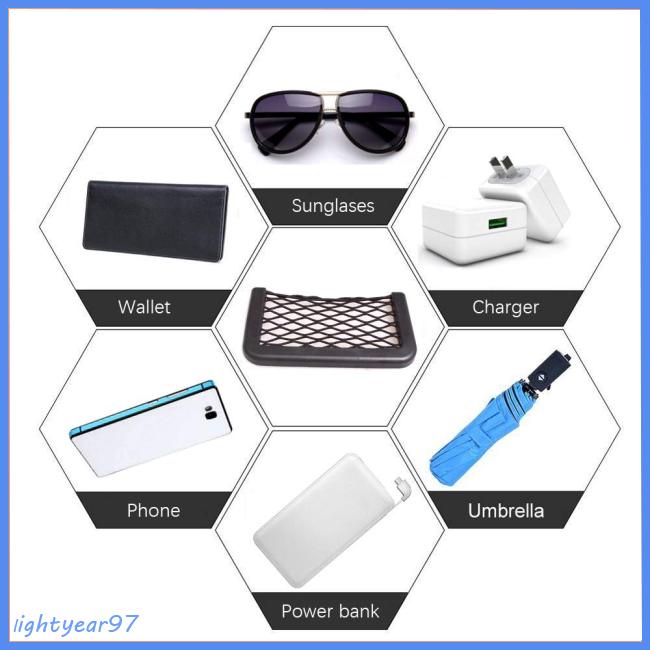 Túi Lưới Đựng Đồ Dùng Gắn Xe Hơi Sáng Tạo Tiện Dụng